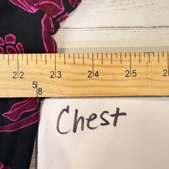 ModCloth women Plus 2x maroon black floral knit stretch whimsygoth career fall - Picture 3 of 6